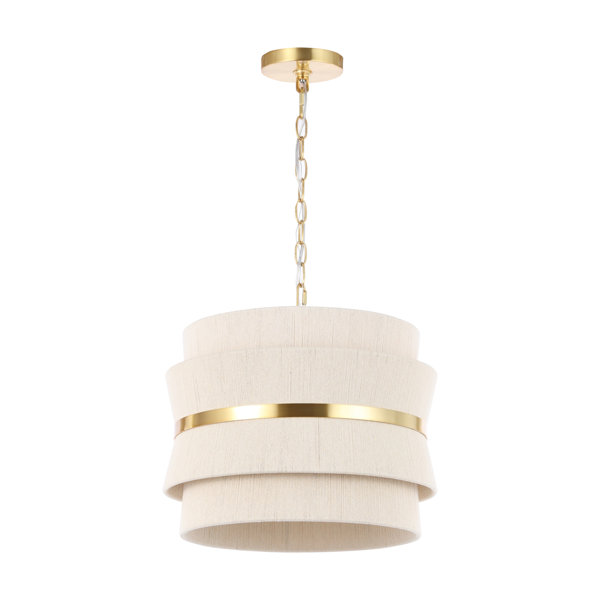 Image showcasing Joss & Main Abbington 3 - Light Geometric Pendant & Reviews | Joss & Main